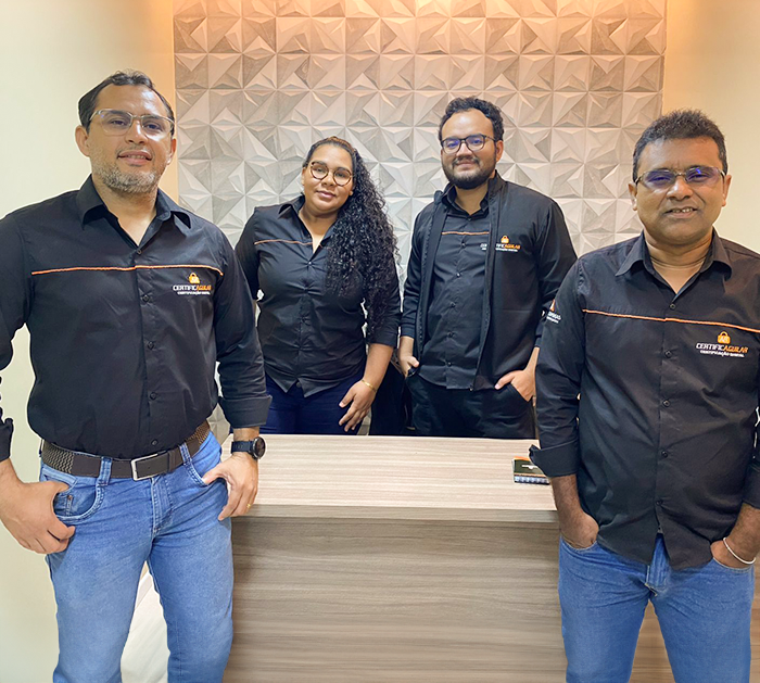 Equipe da empresa AR Certificaguilar Certificado Digital